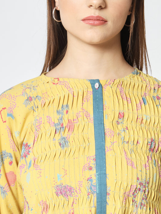 'Firdous' Gathered Kurta