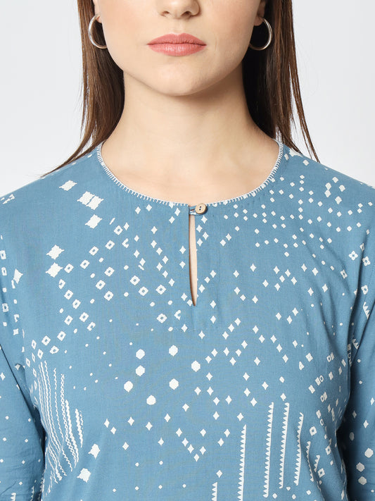 Embroidered 'Sitaare' Straight Kurta