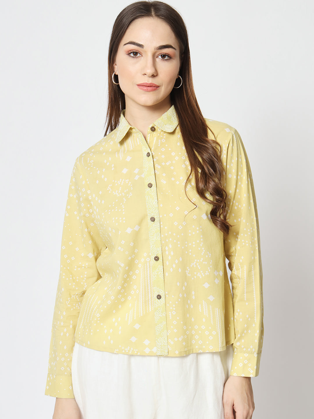 Lime Green 'Sitaare' Shirt