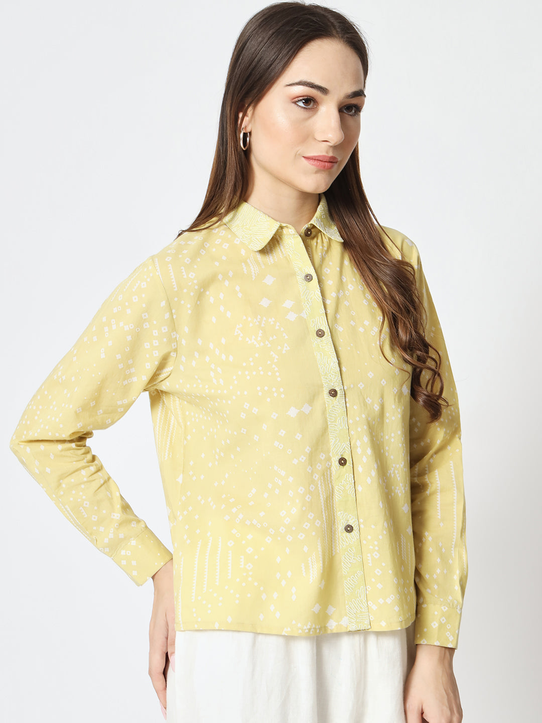 Lime Green 'Sitaare' Shirt