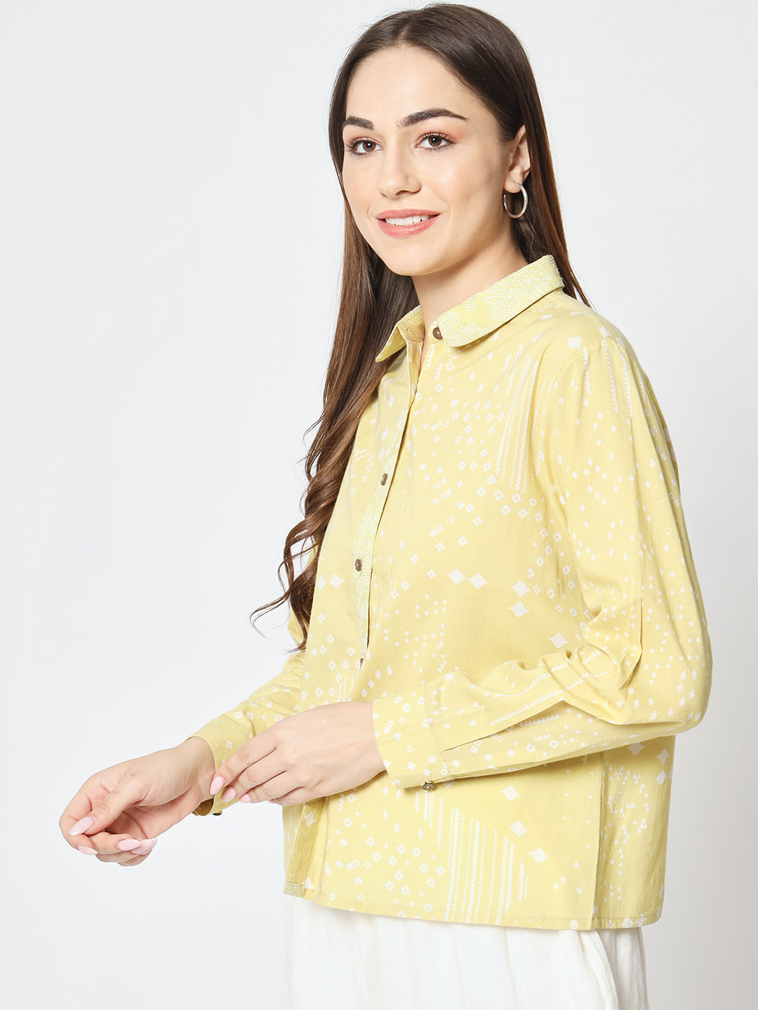 Lime Green 'Sitaare' Shirt