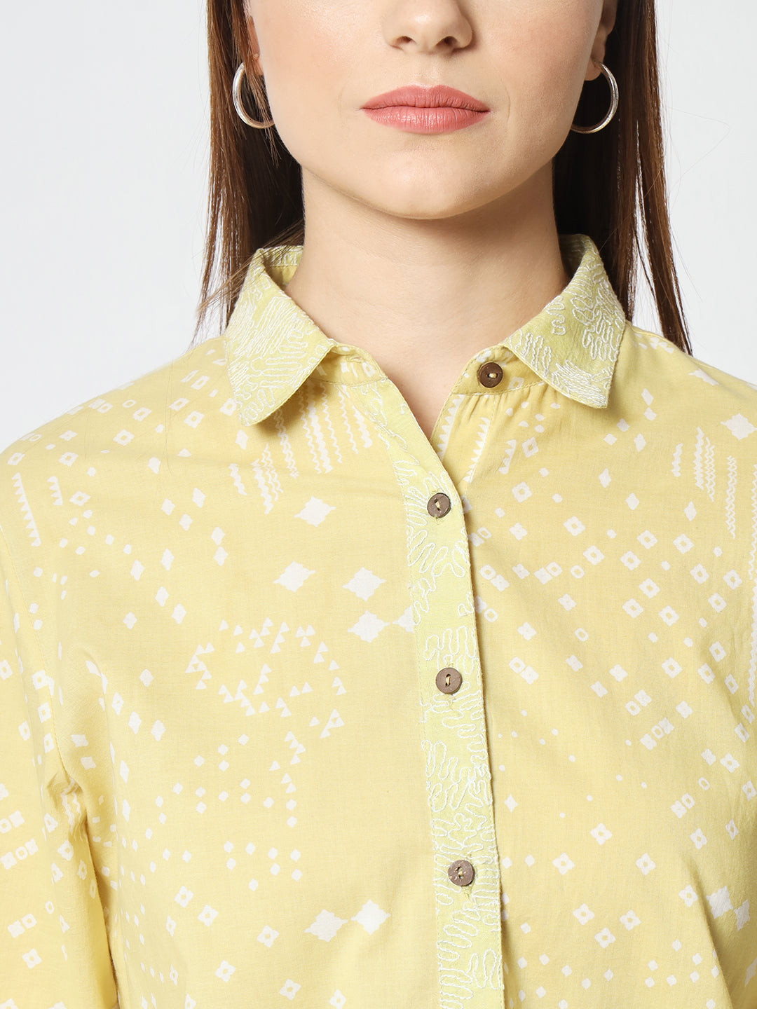 Lime Green 'Sitaare' Shirt