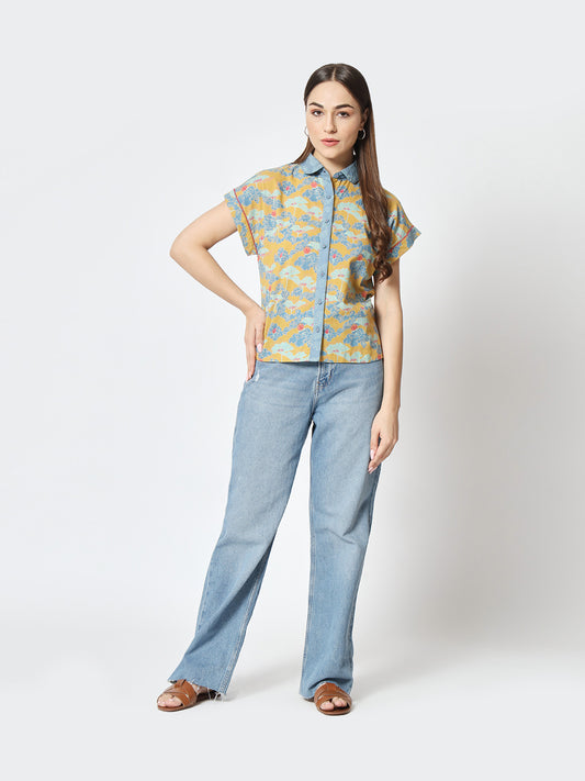 'Baadal' Printed Shirt