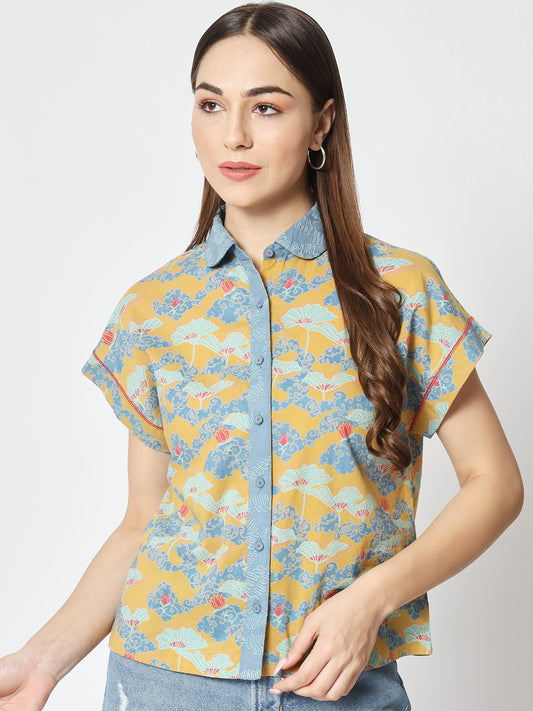 'Baadal' Printed Shirt