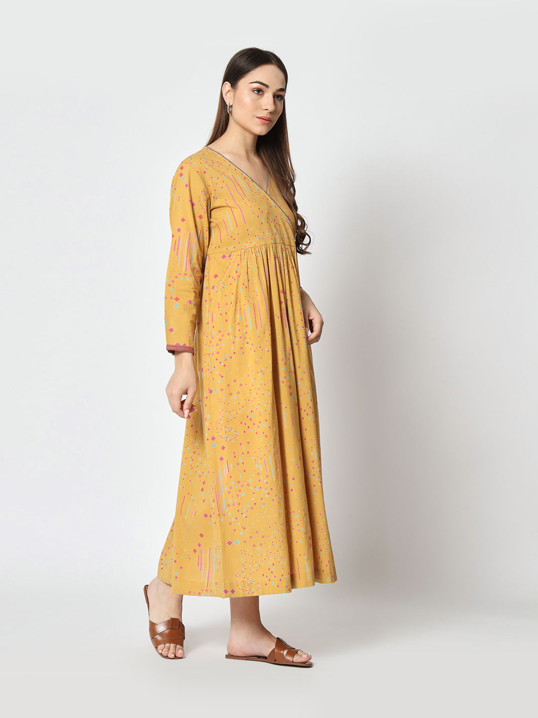 Mustard 'Sitaare' Dress