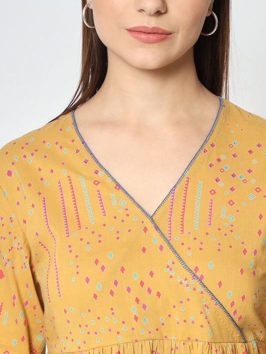 Mustard 'Sitaare' Dress