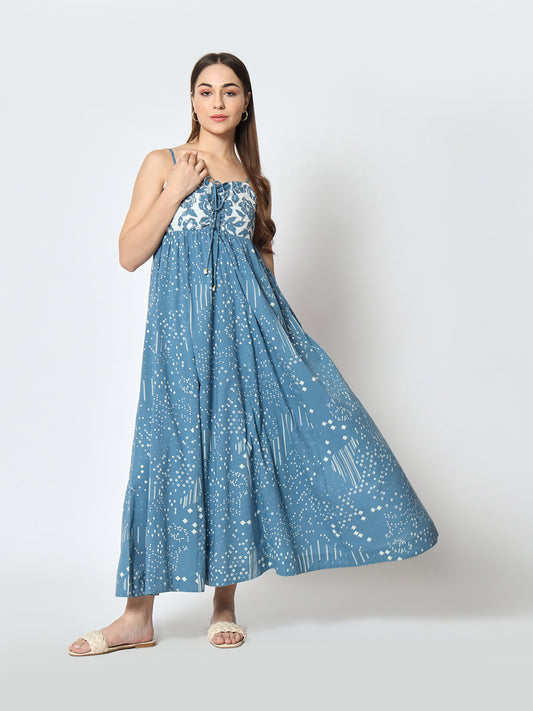 Indigo 'Sitaare' Dress