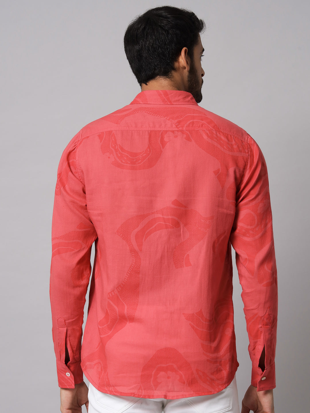 Printed ' Coral River ' Casual Shirt
