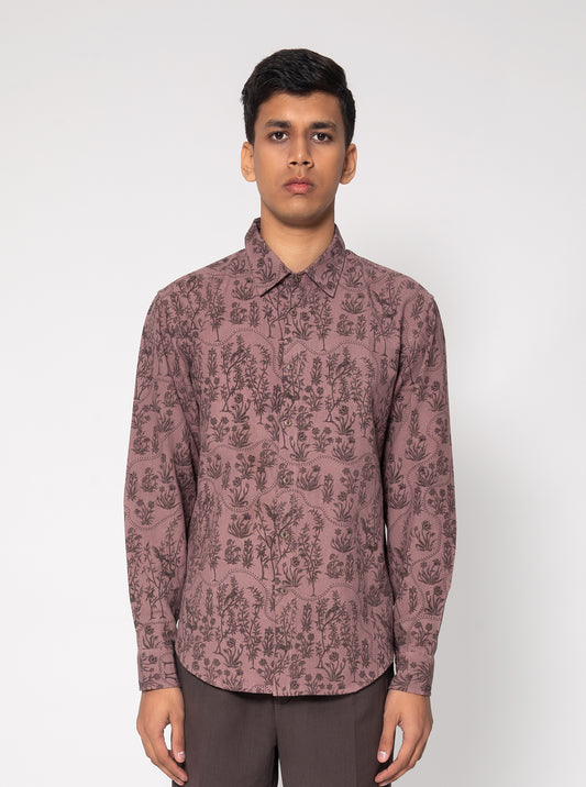 Printed Garden Casual Shirt