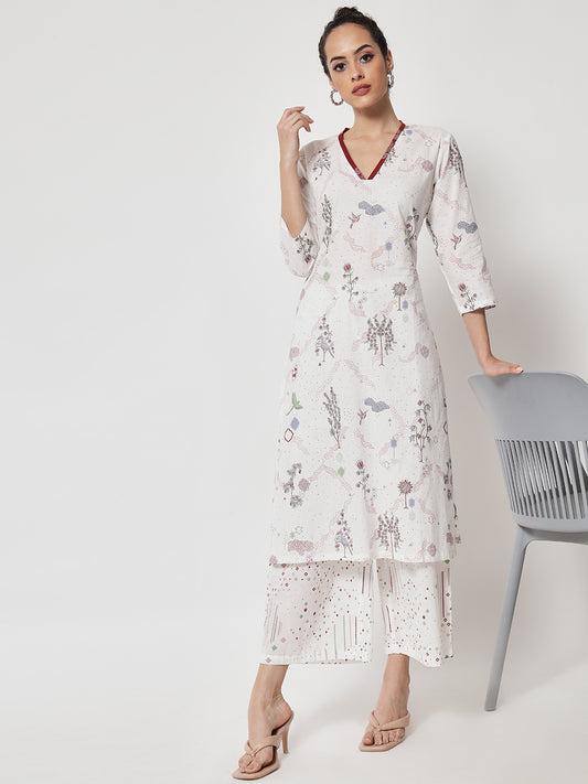 Cotton Printed ' Firdous ' Kurta