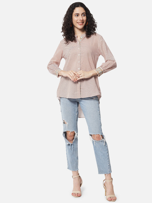 Cotton Printed Victorian Shirt