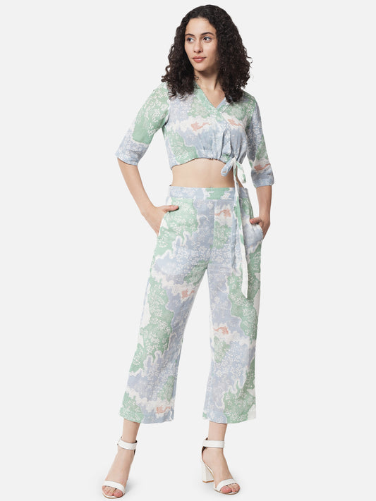 Printed ' Waterfall ' Co-ord Set