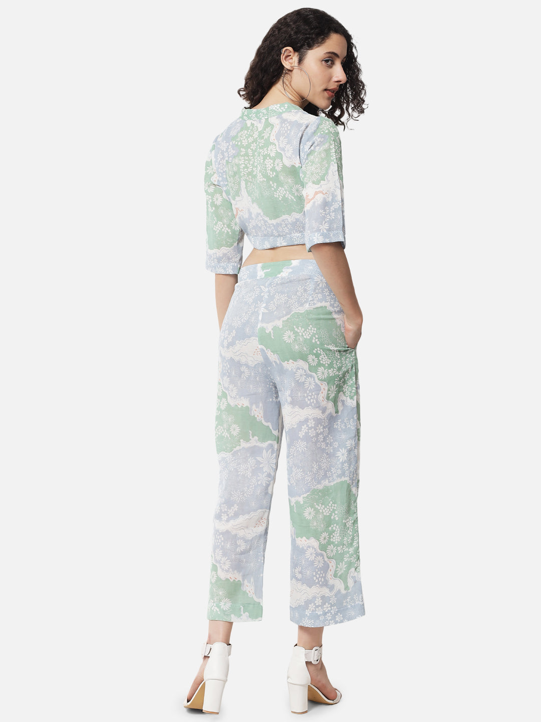 Printed ' Waterfall ' Co-ord Set