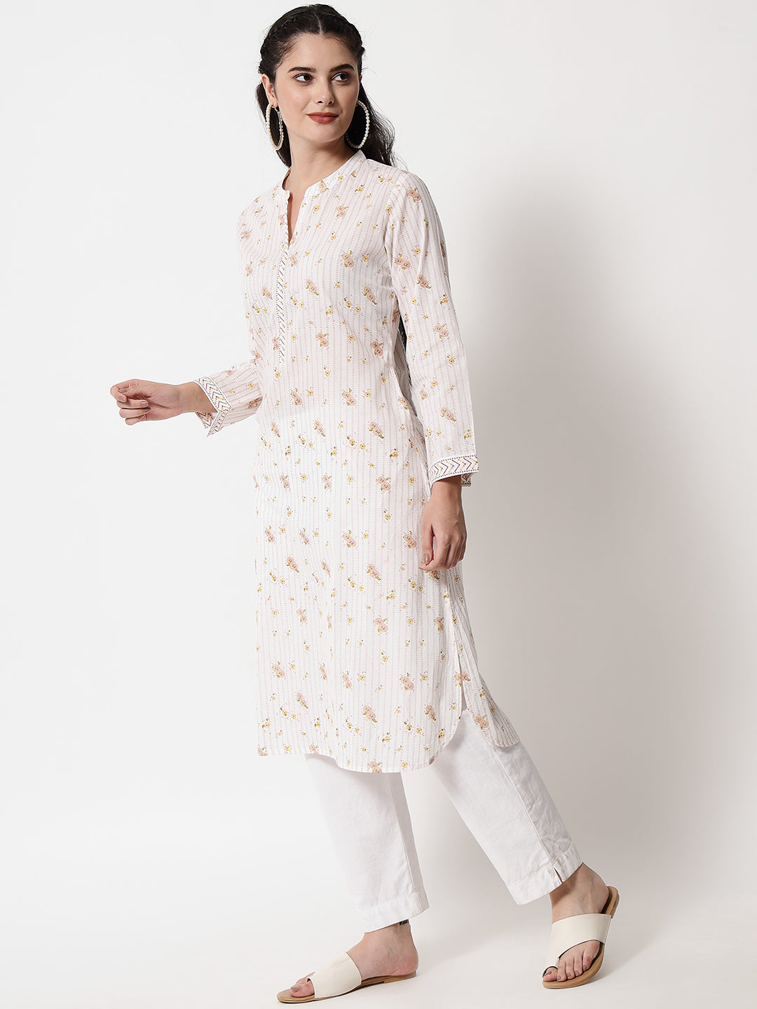 Printed ' Mogra ' Kurta