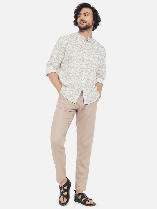 Cotton Printed ' Cloud ' Shirt