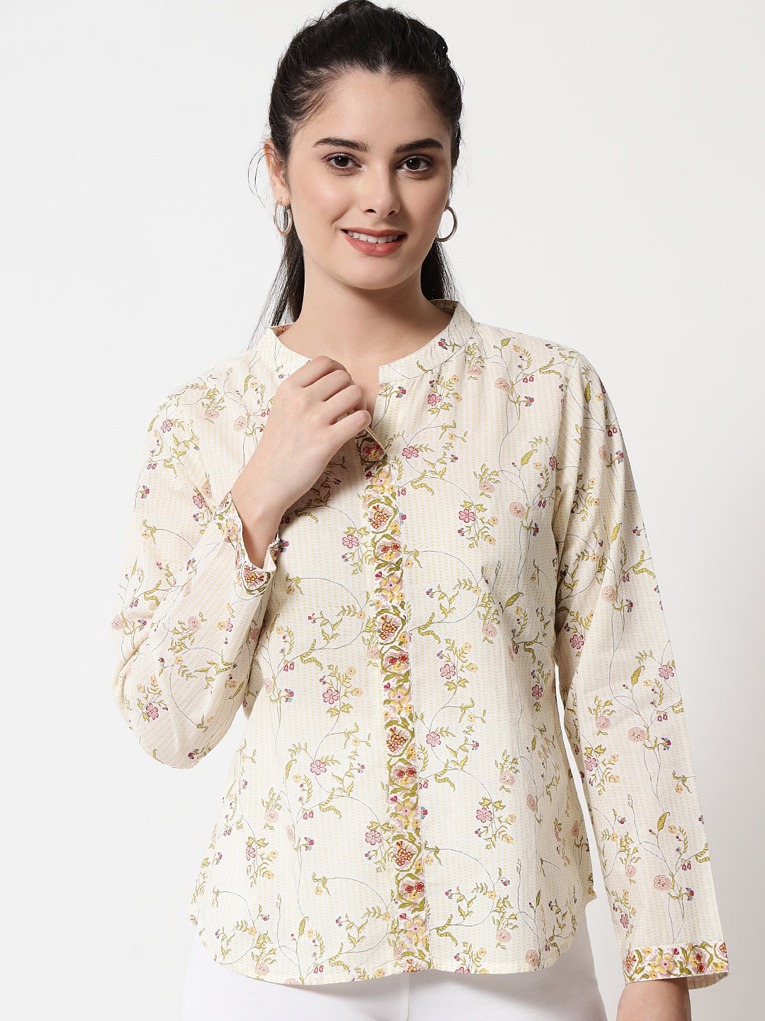 Printed ' Nargis ' Top