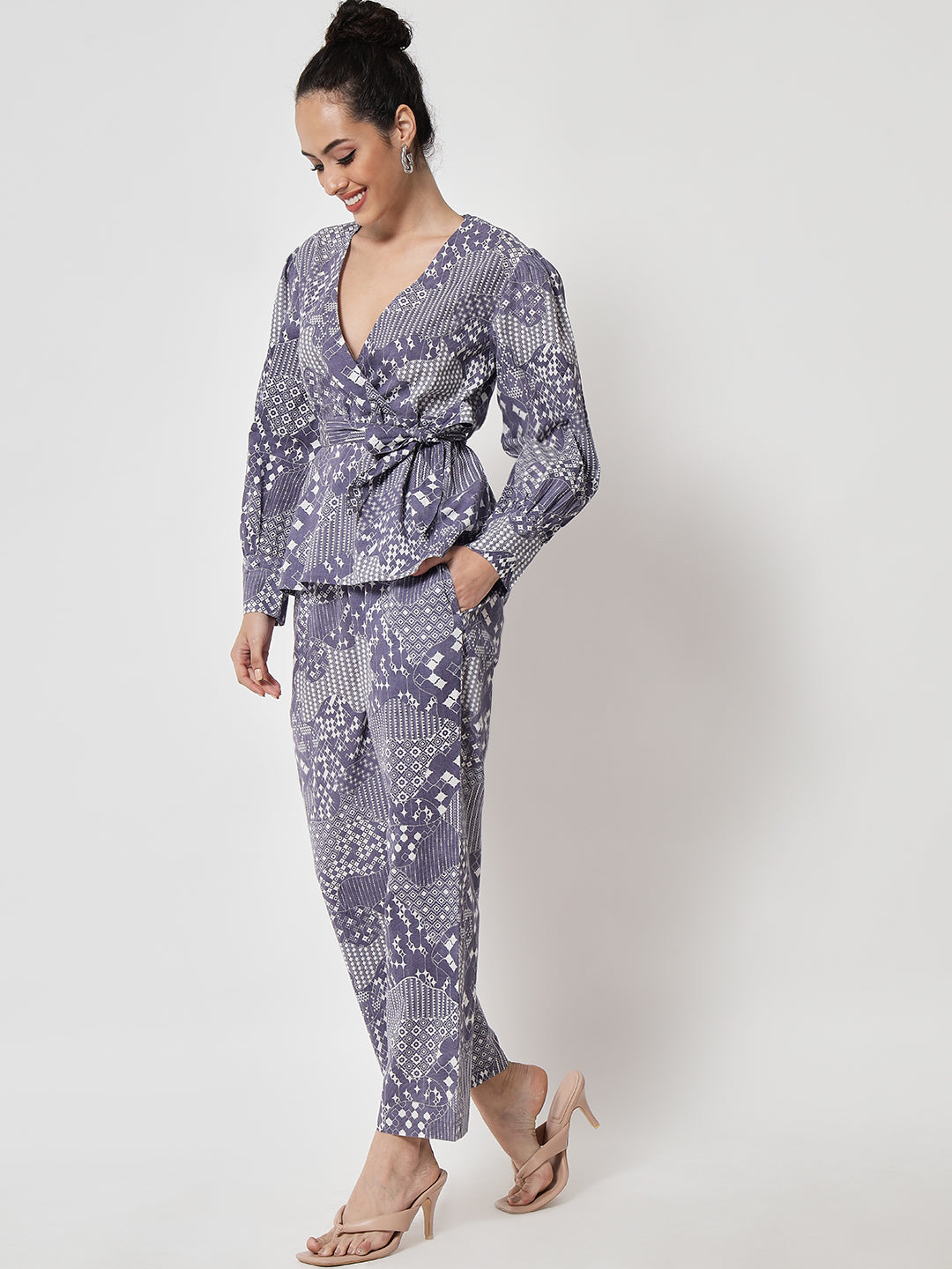 Cotton Printed ' Jharoka ' Co- Ord Set