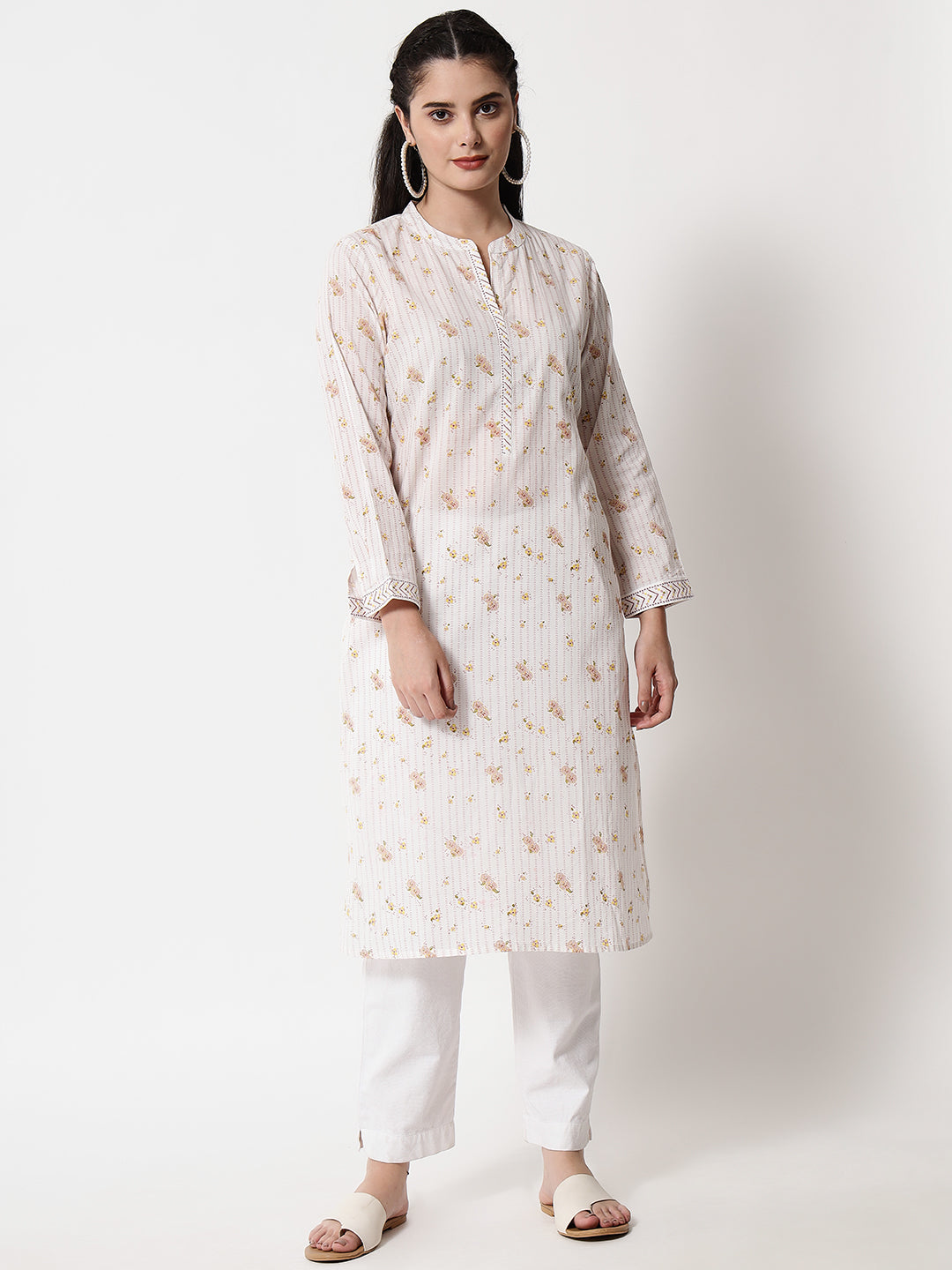 Printed ' Mogra ' Kurta