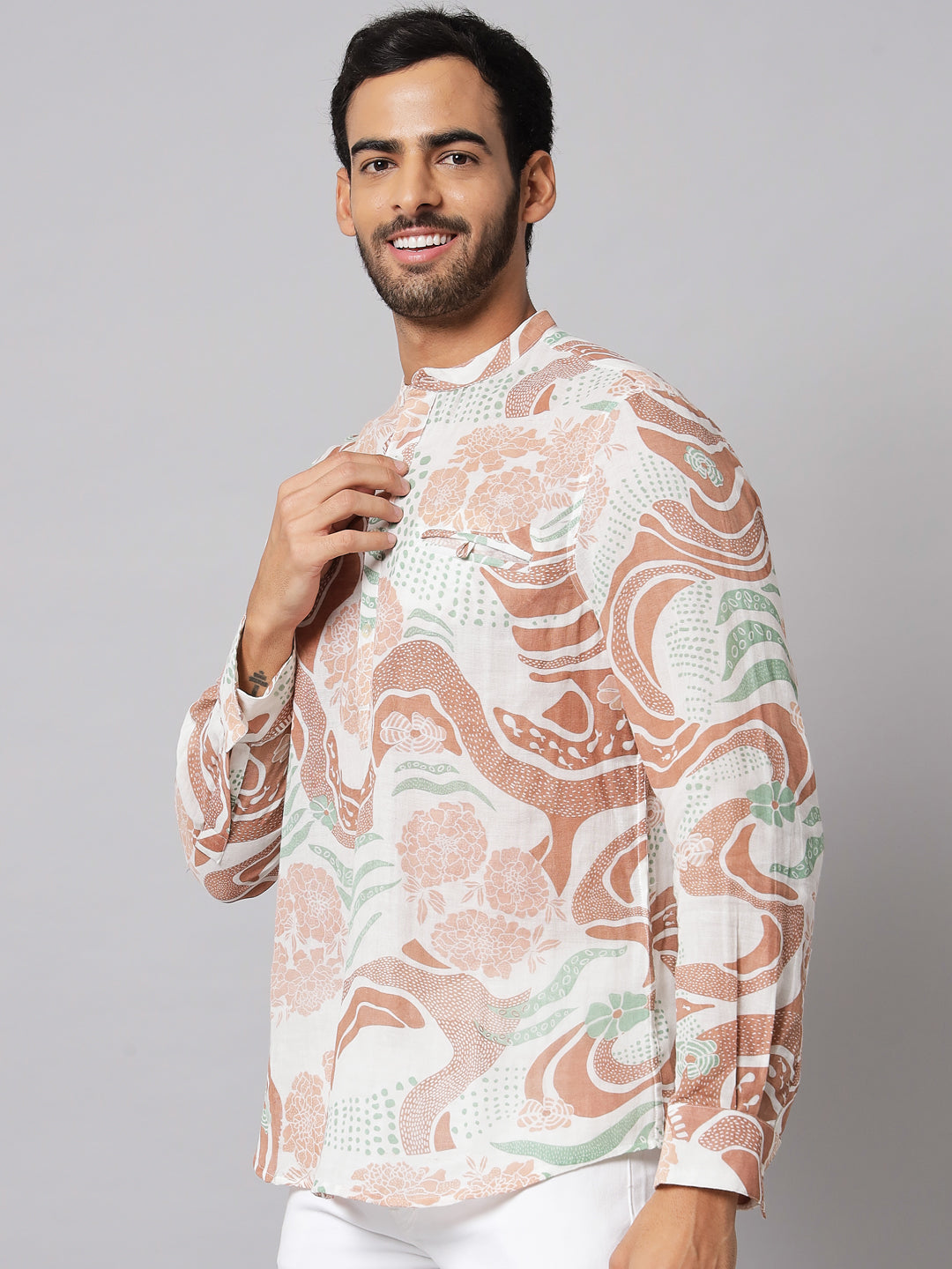 Printed ' Journey ' Shirt
