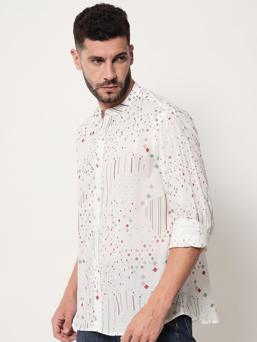 Cotton Printed ' Sitaare ' Shirt