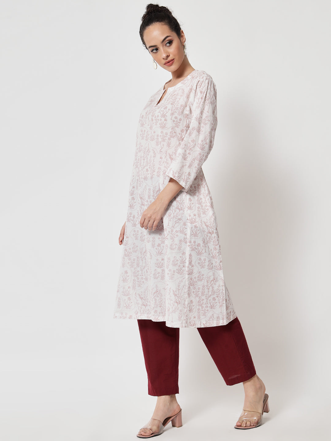Cotton Printed ' Shajar ' Kurta