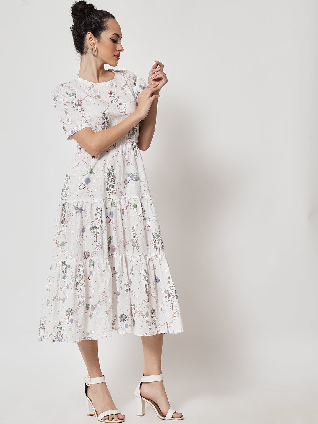 Cotton Printed ' Firdous ' Dress