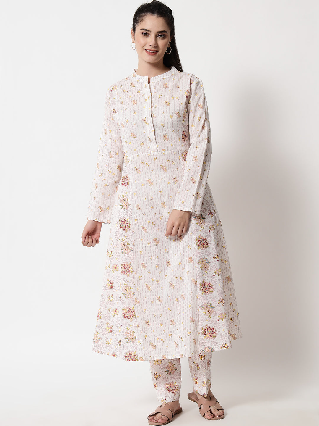 Printed ' Mogra Amaltaas ' Kurta