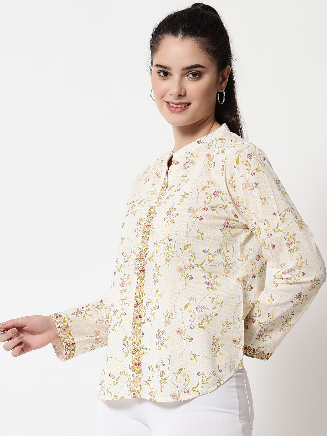 Printed ' Nargis ' Top