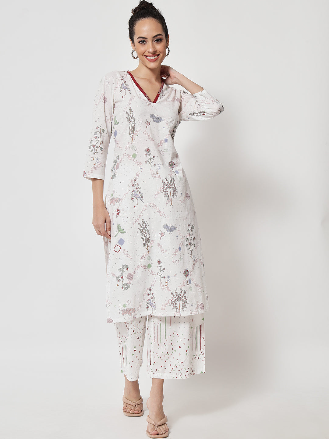 Cotton Printed ' Firdous ' Kurta