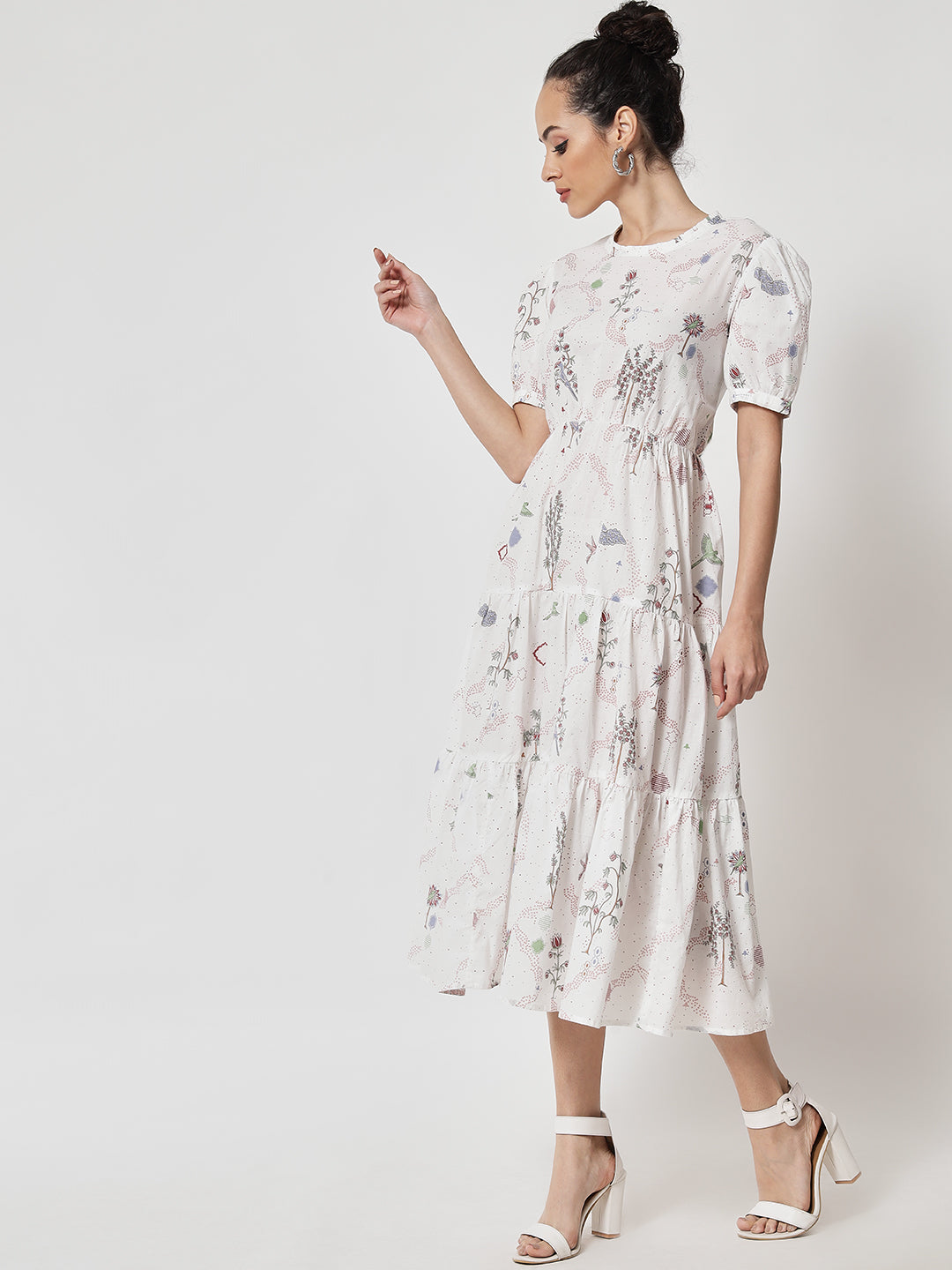 Cotton Printed ' Firdous ' Dress