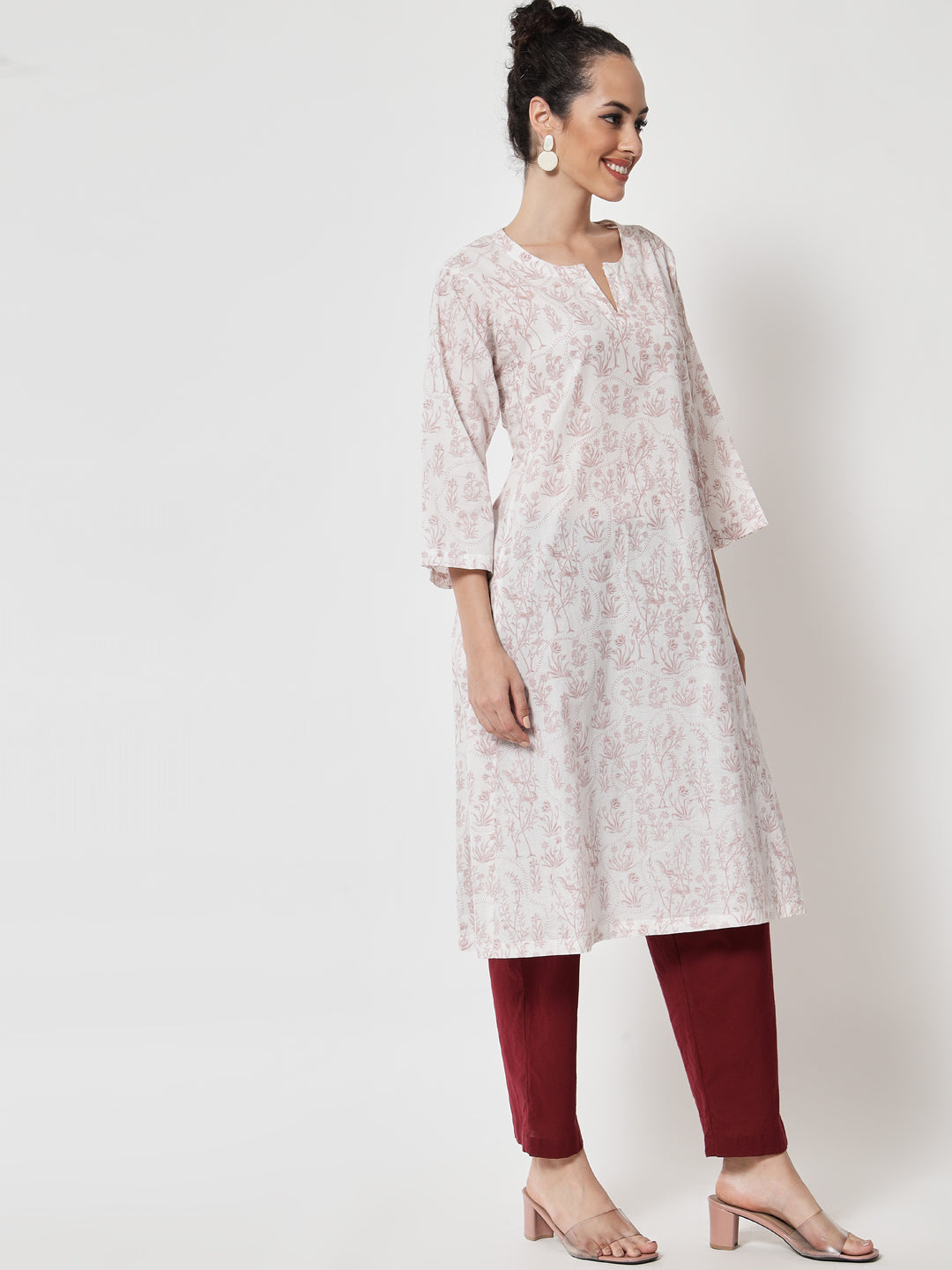 Cotton Printed ' Shajar ' Kurta