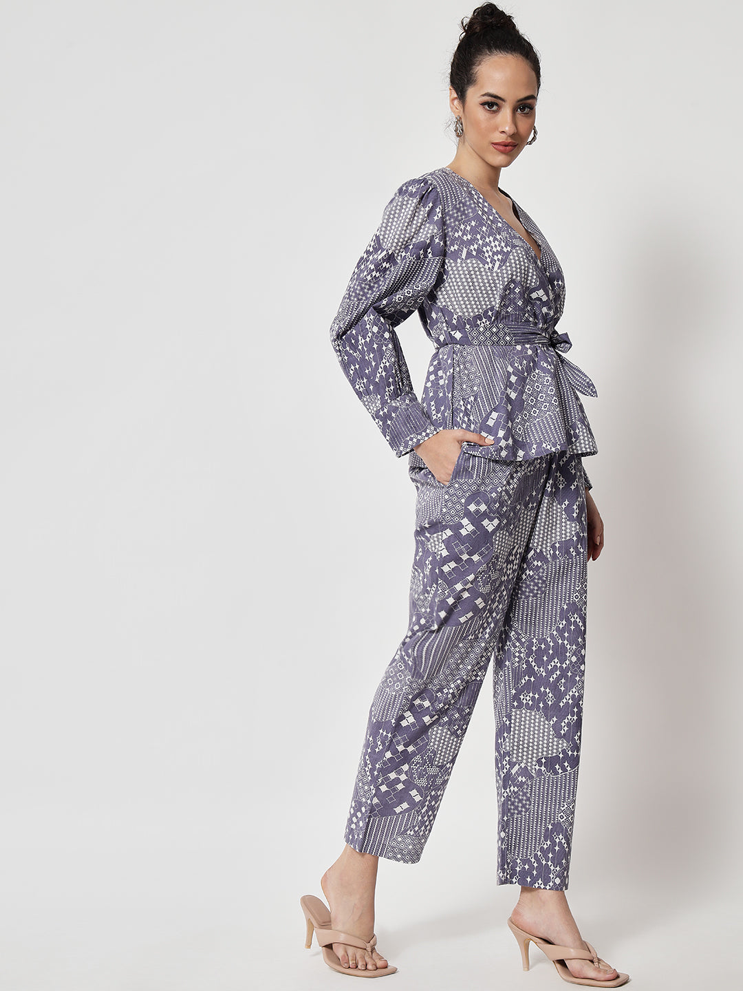 Cotton Printed ' Jharoka ' Co- Ord Set