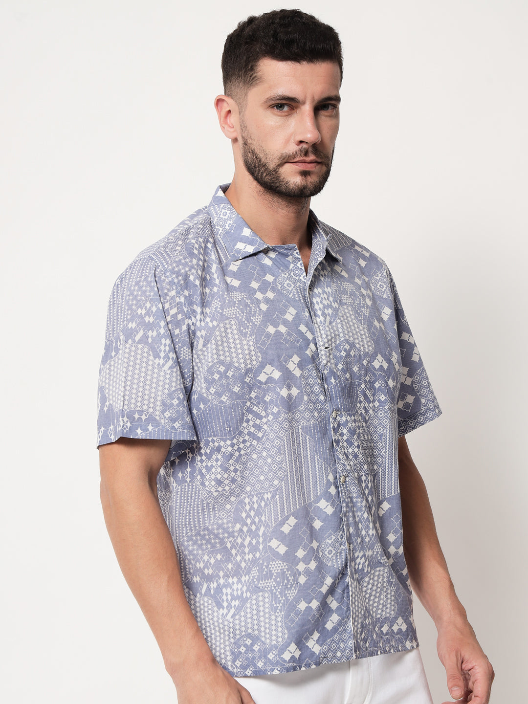 Cotton Printed ' Jharoka ' Shirt