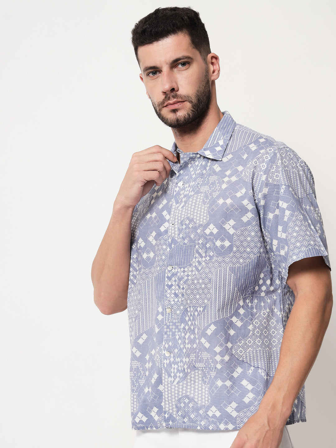 Cotton Printed ' Jharoka ' Shirt