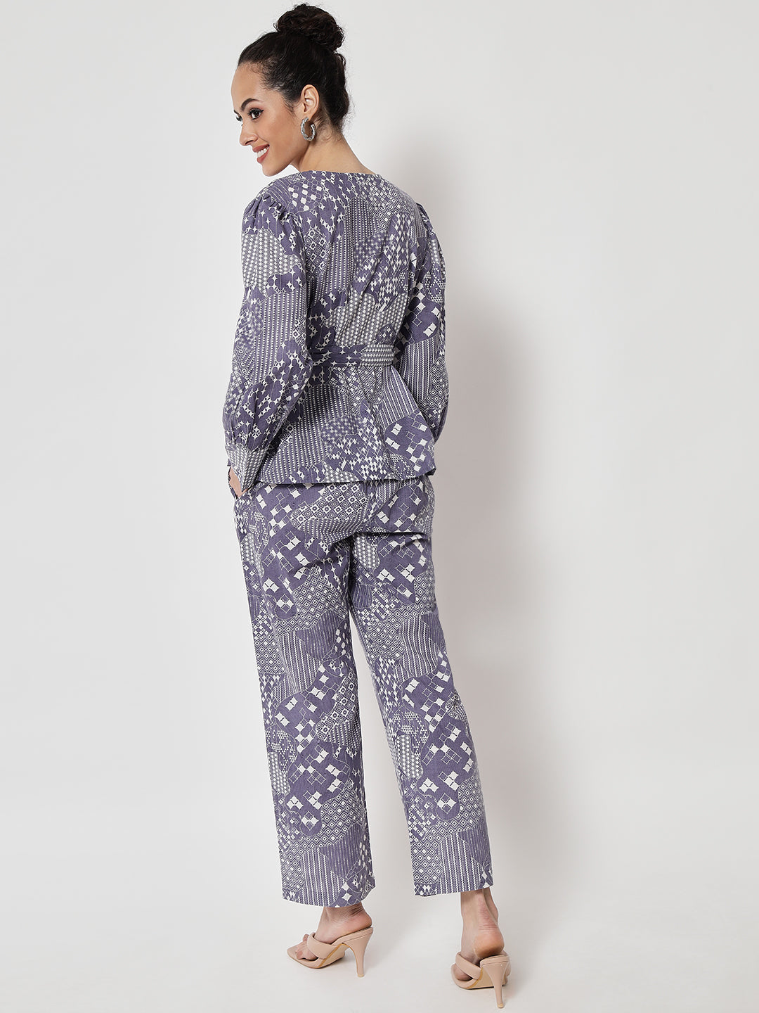 Cotton Printed ' Jharoka ' Co- Ord Set