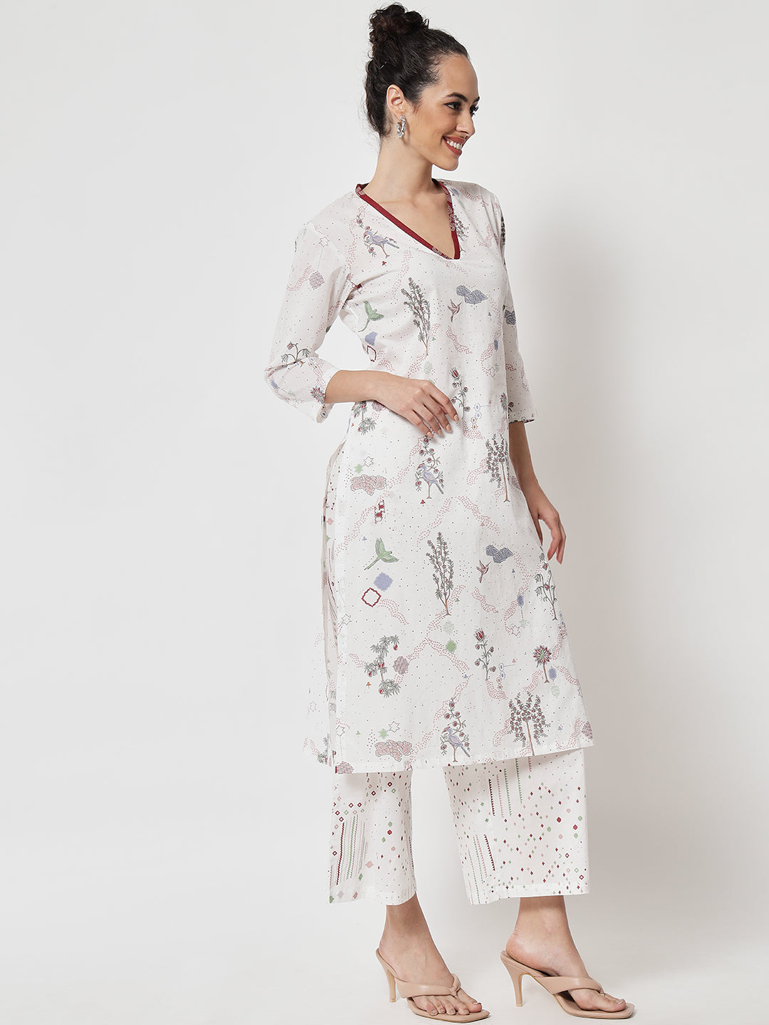 Cotton Printed ' Firdous ' Kurta