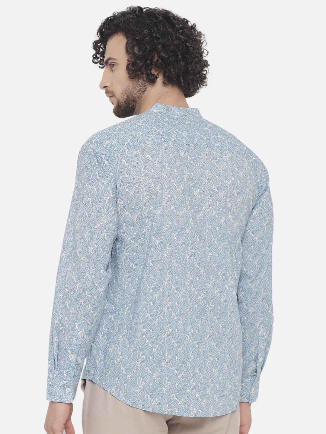 Blue ' Nami ' Printed Shirt