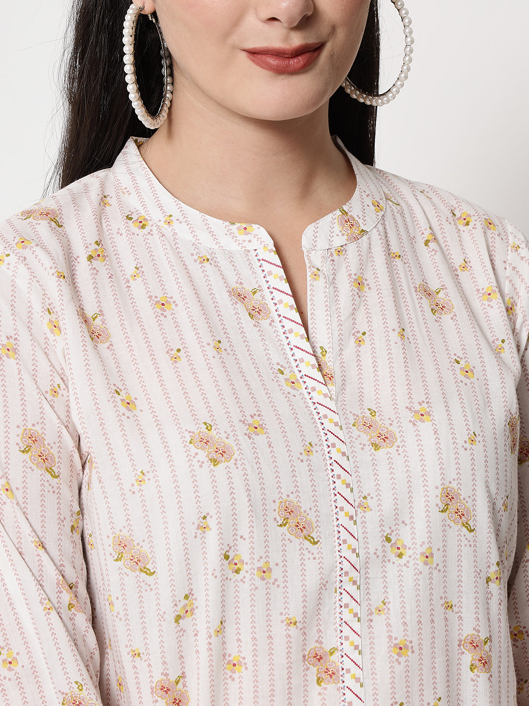 Printed ' Mogra ' Kurta