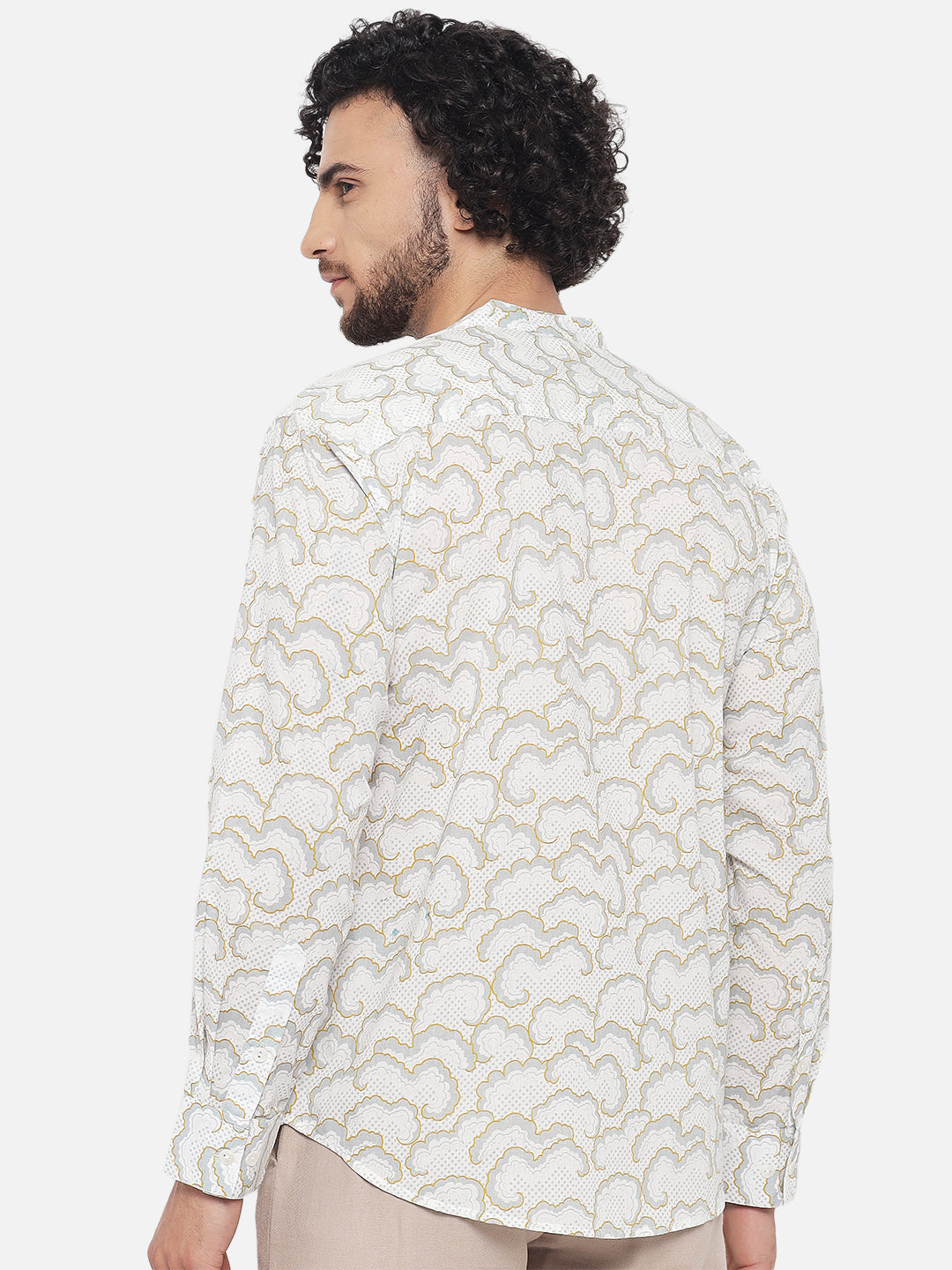 Cotton Printed ' Cloud ' Shirt