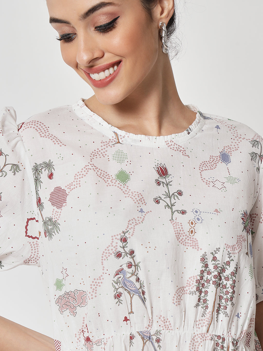 Cotton Printed ' Firdous ' Dress