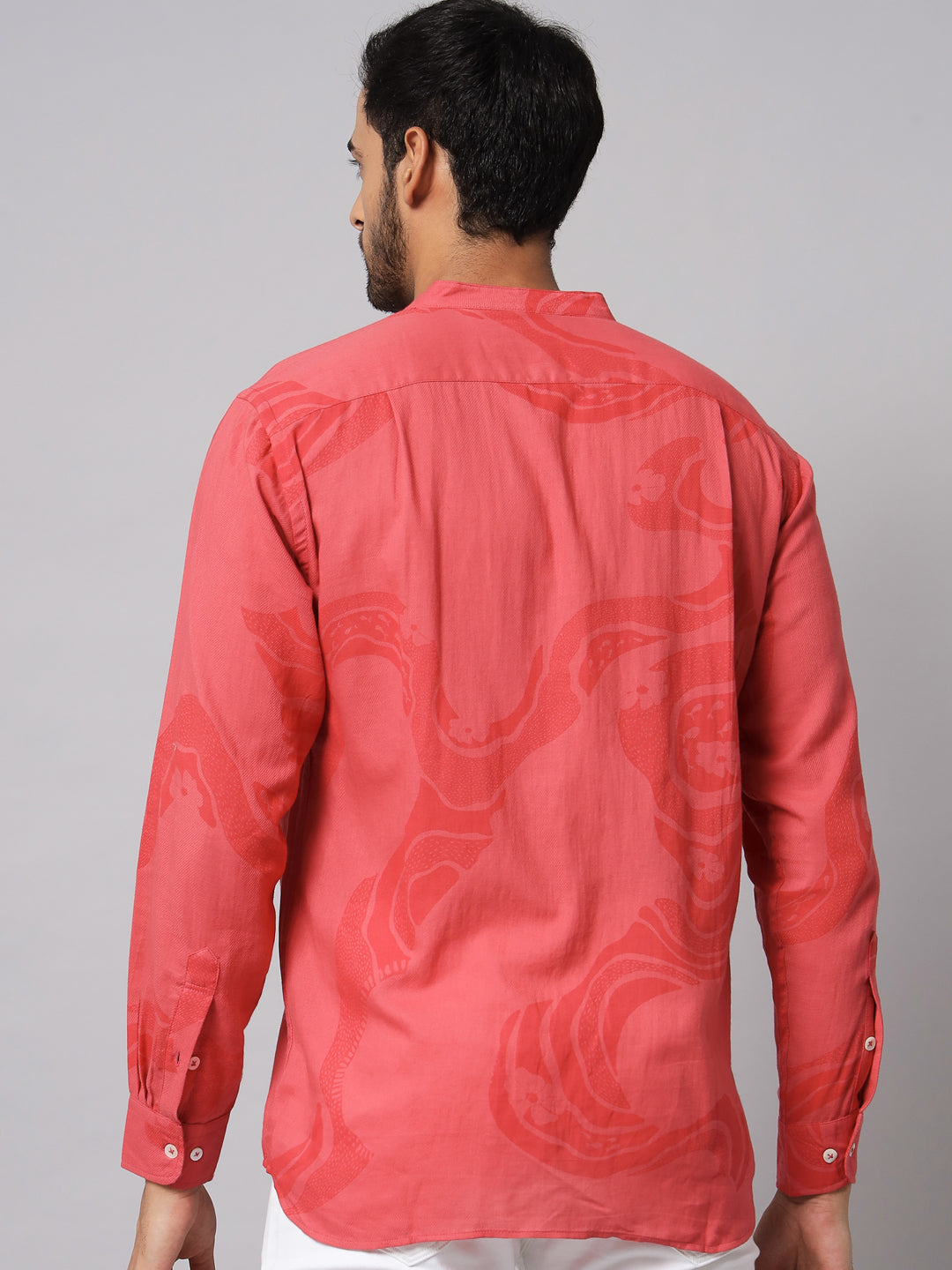 Cotton Printed ' Coral River ' Shirt