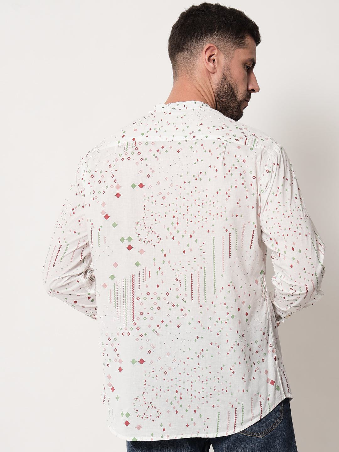 Cotton Printed ' Sitaare ' Shirt
