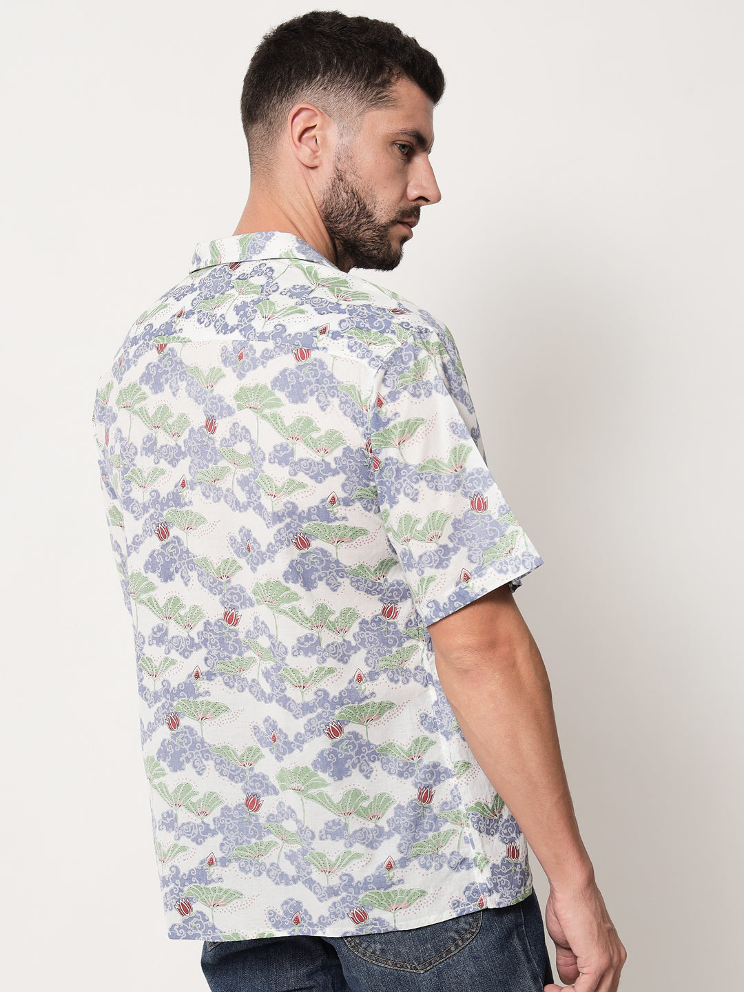 Cotton Printed ' Baadal ' Shirt