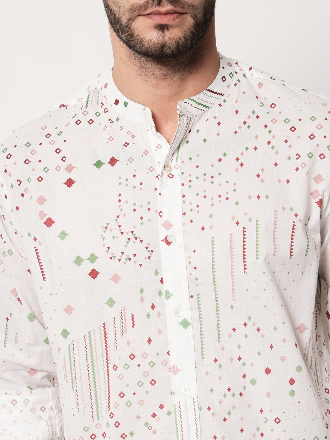 Cotton Printed ' Sitaare ' Shirt