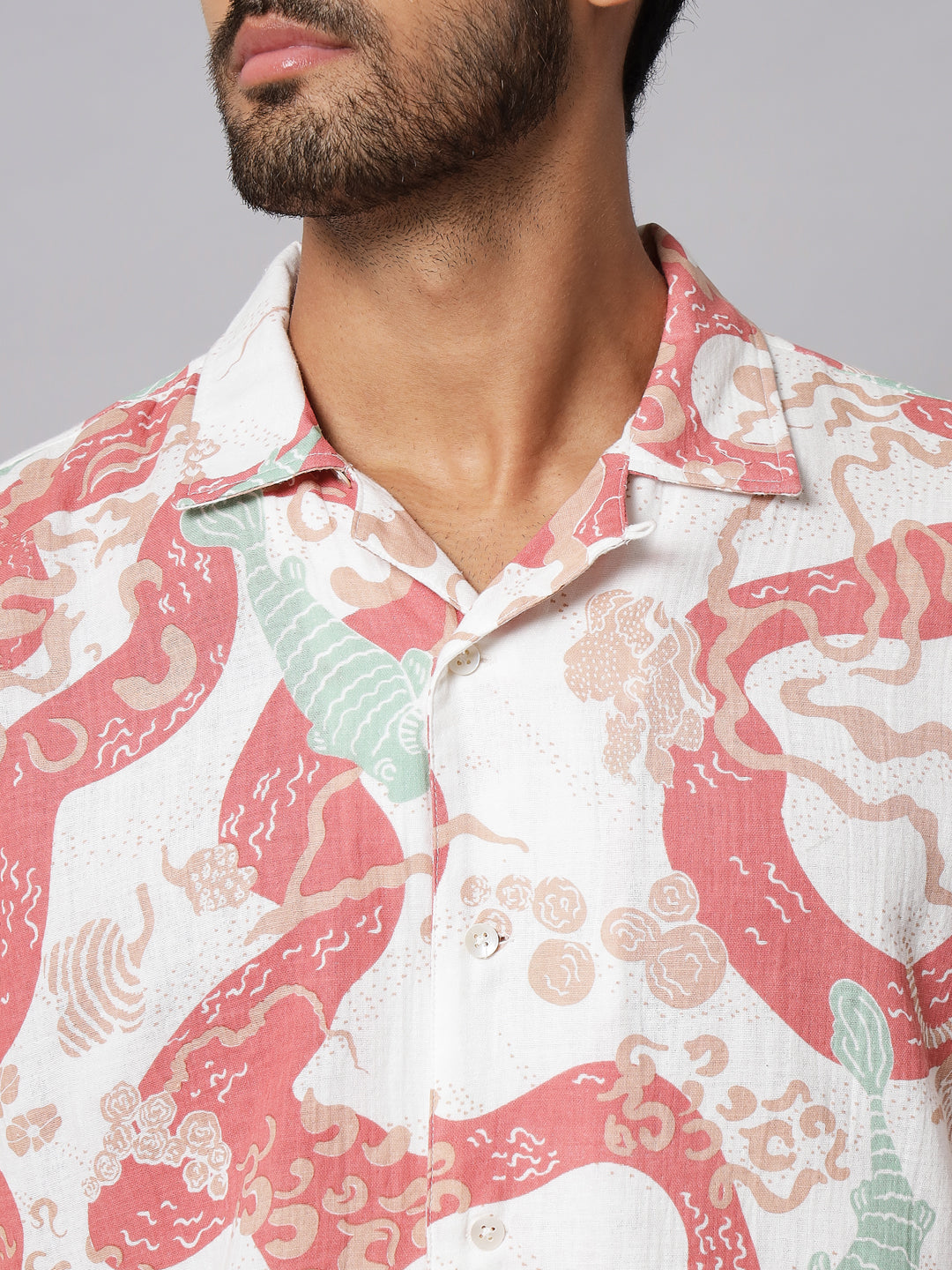 Cotton Printed Casual ' Origin ' Shirt