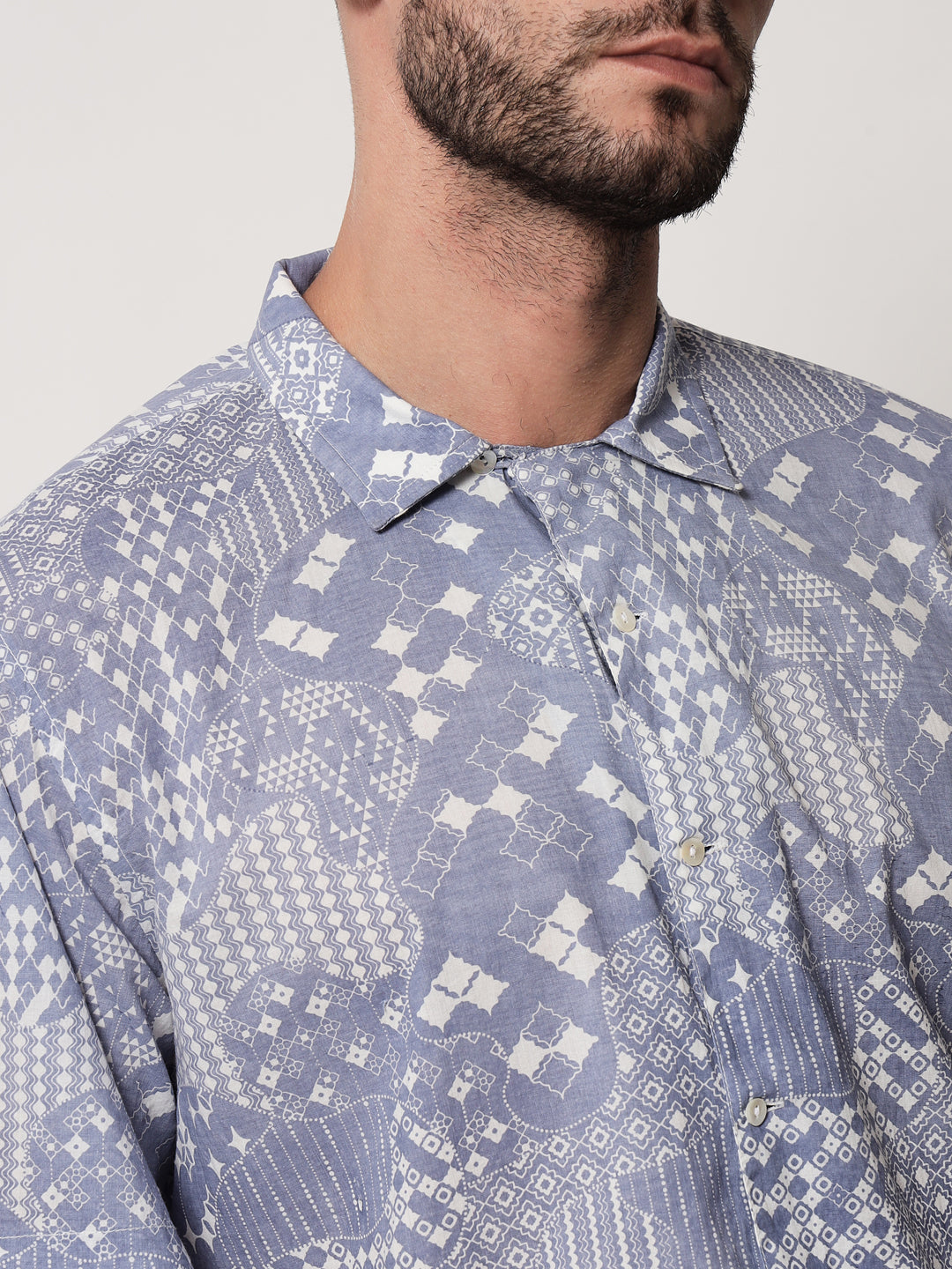 Cotton Printed ' Jharoka ' Shirt