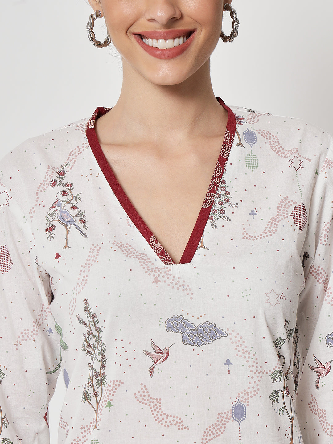 Cotton Printed ' Firdous ' Kurta