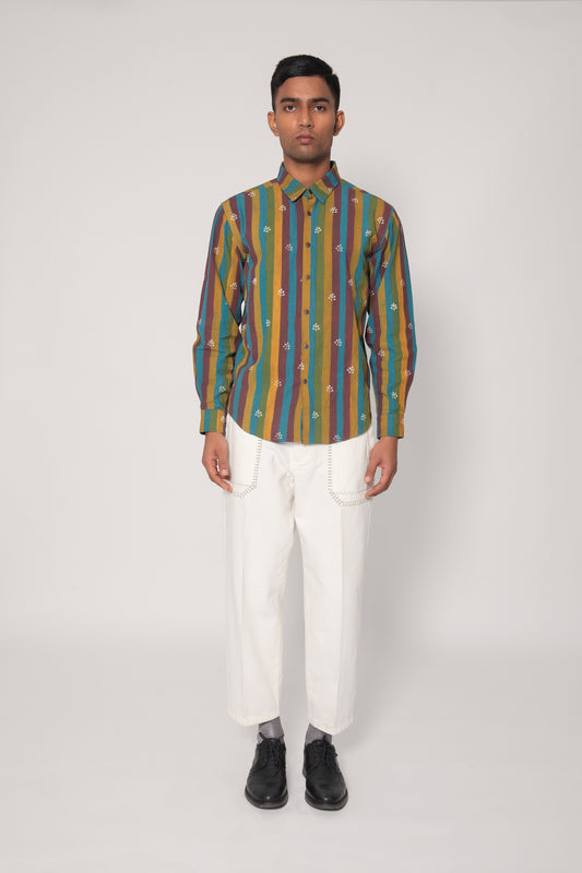 Printed Moonleaf Casual Shirt