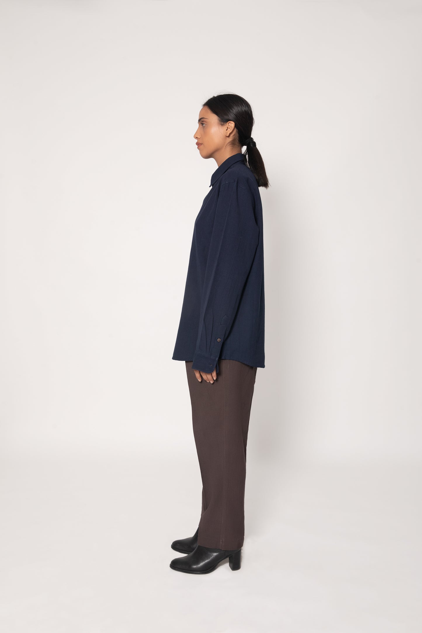 Structured Placket Casual Shirt