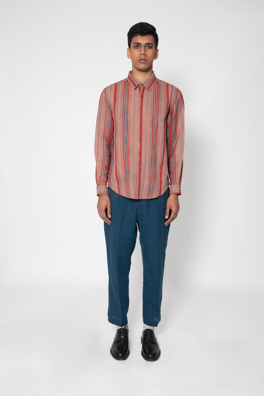 Printed Baiadera Stripe Casual Shirt